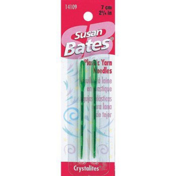Susan Bates 2pc Crystalites Yarn Needles