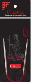 ChiaoGoo Red Lace 24" (60 cm) Circular Needles