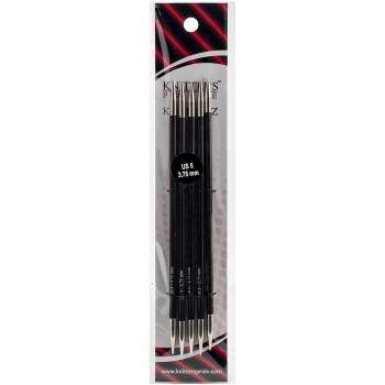 KnitPro Karbonz 6” Double Pointed Needles Set 0-3