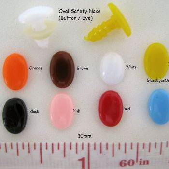 Safety Nose Black Oval