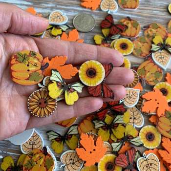 Fall Buttons