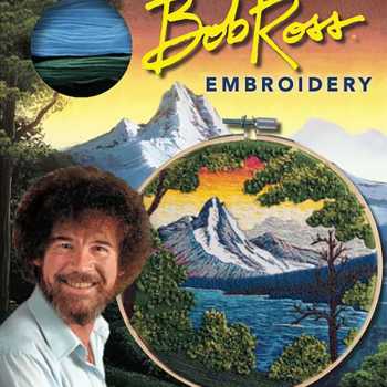Bob Ross Embroidery by Deborah Wilding