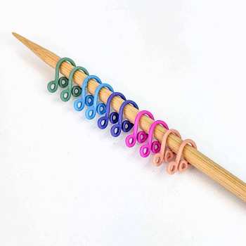 Pastel Rainbow Cast Melody Clips - Simple Locking Stitch Markers