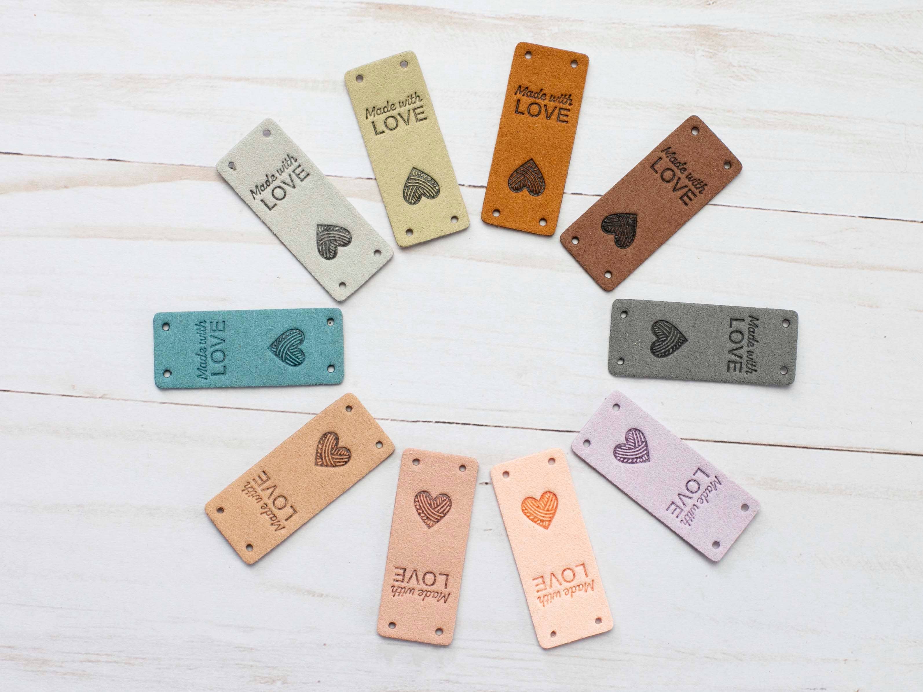 Made With Love | Fold Over Tags Faux Leather