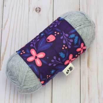Purple Floral | Yarn Sweater