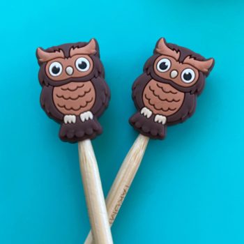 Owl Raptor Bird Animals Needle Protector Gift for Knitters